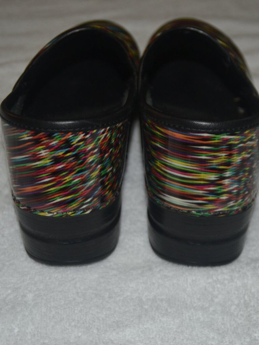 Dansko Multicolor Patterned Clogs - Picture 2 of 12